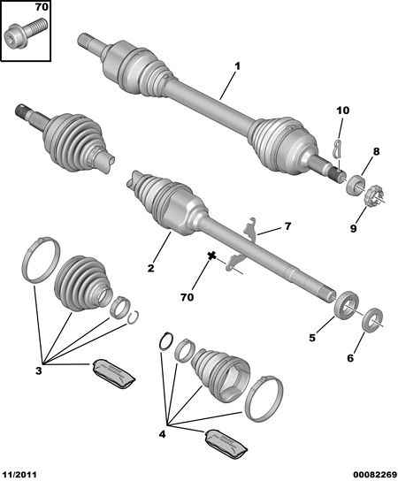 PEUGEOT 3272.WV - Joint Kit, drive shaft www.parts5.com