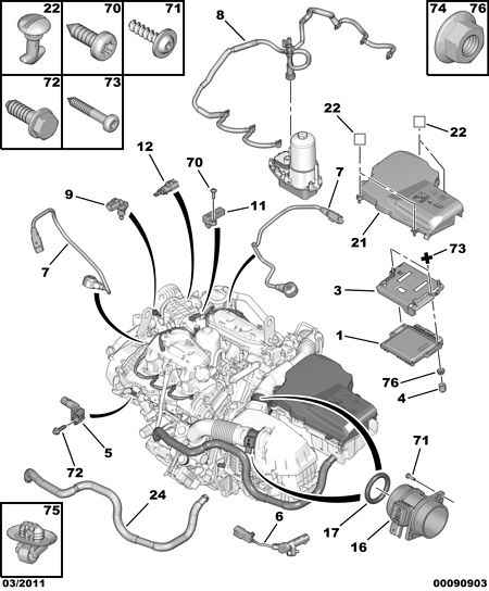 PEUGEOT (DF-PSA) 1338-E5 - Senzor, temperatura hladilnega sredstva www.parts5.com