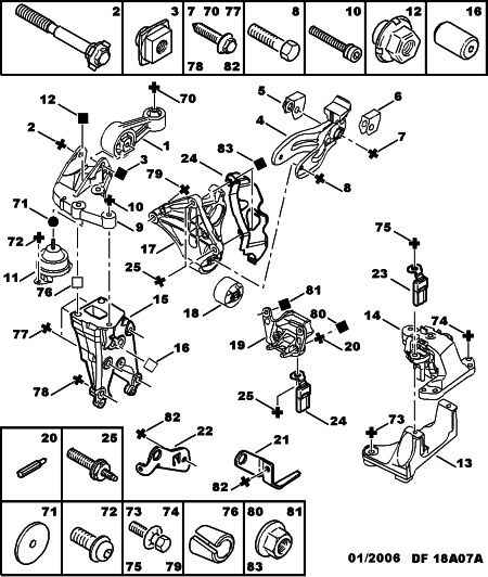 PEUGEOT 1807.AE - Suport motor www.parts5.com