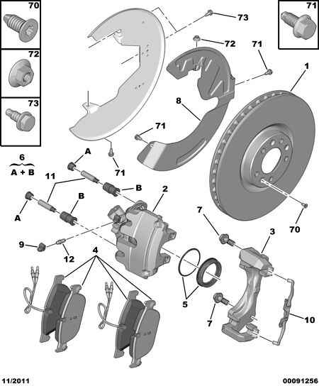 CITROËN 4404 J6 - Комплект направляющей гильзы www.parts5.com