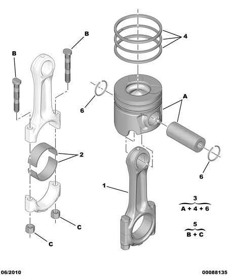 DS 16 074 013 80 - SET OF 3 PISTON RING www.parts5.com