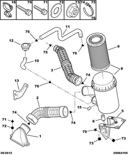 PEUGEOT 1444 RE - Air Filter www.parts5.com