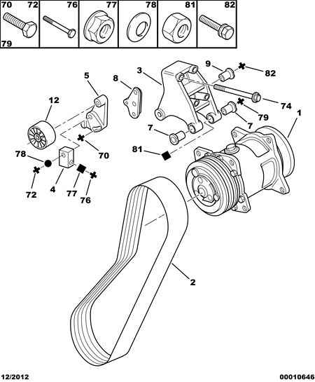 CITROËN 6453.FL - Szíjtárcsa / vezetőgörgő, hosszbordás szíj www.parts5.com