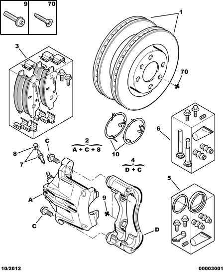 CITROËN 4254-71 - Juego de pastillas de freno www.parts5.com