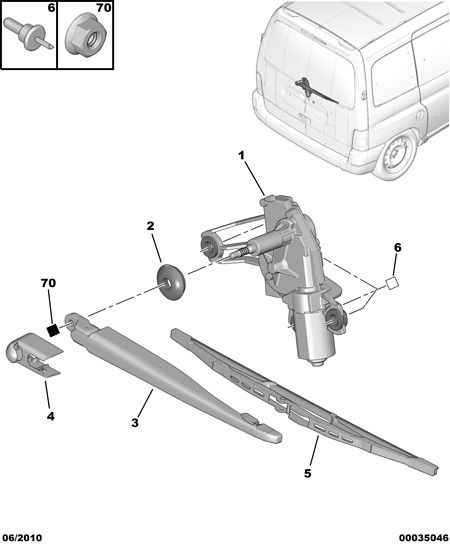 CITROËN 6426 SH - Klaasipuhastaja kumm www.parts5.com