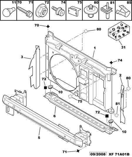 PEUGEOT 7106 C0 - Support, bumper parts5.com