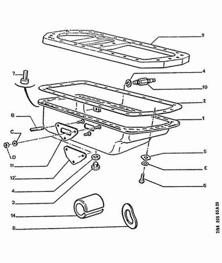 PEUGEOT 0304.34 - Těsnění, olejová jímka www.parts5.com