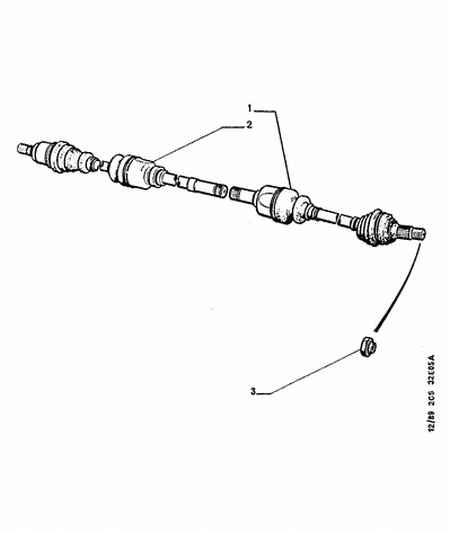 CITROËN 3272 R5 - Drive Shaft www.parts5.com