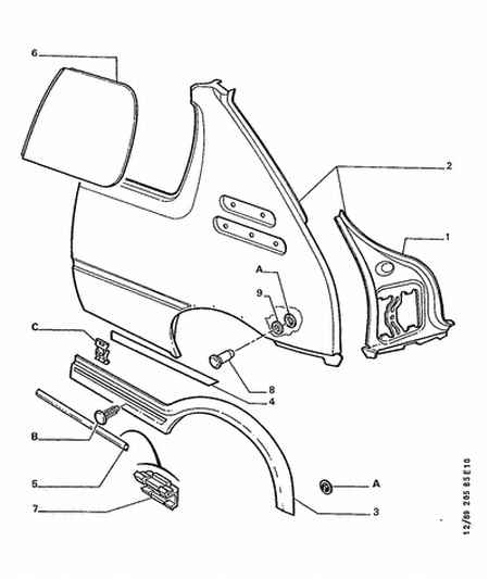 Bedford 8525 18 - Suport, toba esapament www.parts5.com