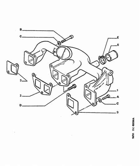 CITROËN 0348.99 - Junta, colector de admisión www.parts5.com