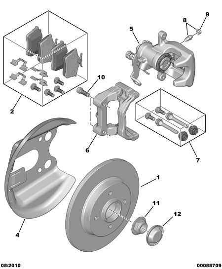 PEUGEOT (DF-PSA) 4401 Q0 - Repair Kit, brake caliper www.parts5.com