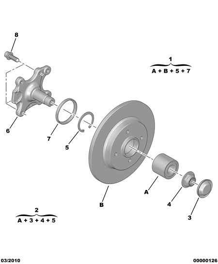 CITROËN 3738 11 - Комплект подшипника ступицы колеса www.parts5.com