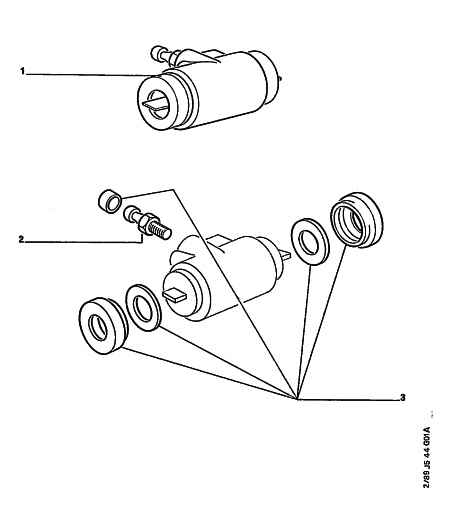 CITROËN 4449 46 - Set reparatie, cilindru receptor frana www.parts5.com