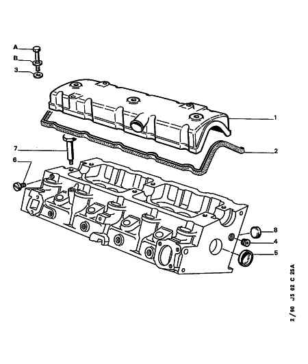 CITROËN 0249.91 - Garnitura, capac supape www.parts5.com