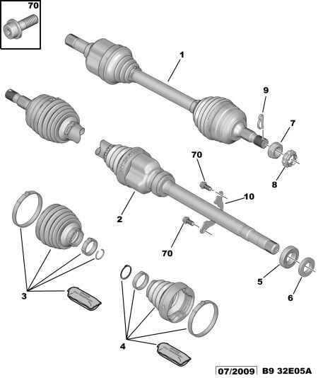 CITROËN/PEUGEOT 3273 LR - Drive Shaft www.parts5.com