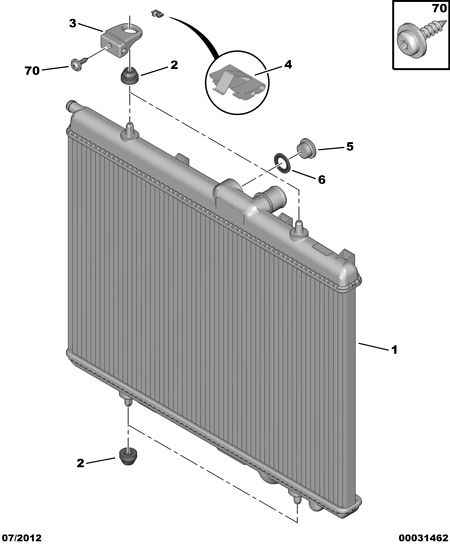 PEUGEOT 1330.G1 - Cooling radiator: 01 pcs. www.parts5.com