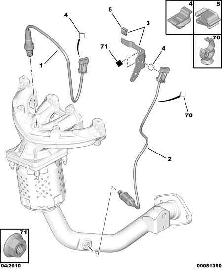 CITROËN 1618 R0 - Sonde lambda www.parts5.com