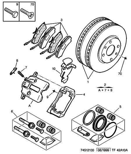 PEUGEOT 4251-54 - Komplet pločica, disk-kočnica www.parts5.com