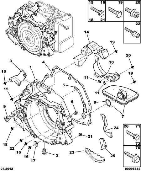 CITROËN 2263.28 - Hydrauliikkasuodatin, automaattivaihteisto www.parts5.com