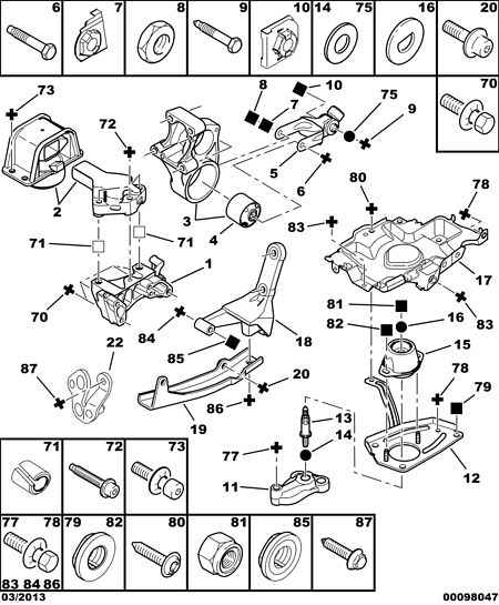 CITROËN 1807 X2 - Suport motor www.parts5.com