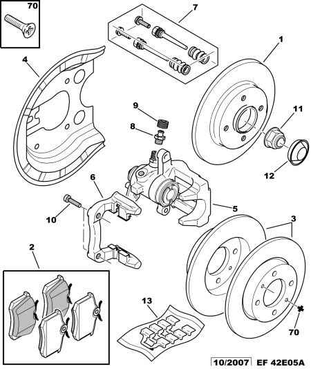 CITROËN 4254-67 - Brake Pad Set, disc brake parts5.com