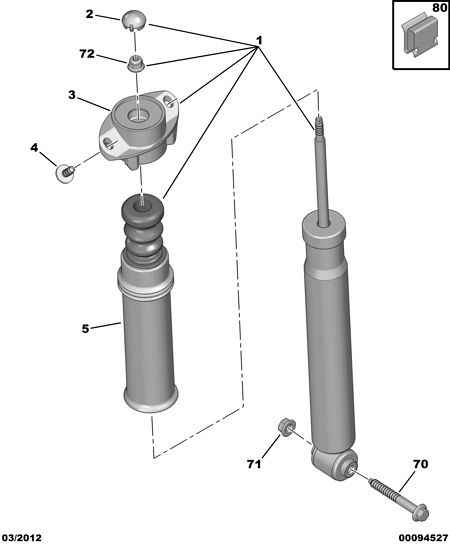 CITROËN 6936-C4 - Top Strut Mounting www.parts5.com