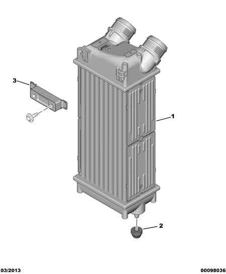 PEUGEOT 0384.H5 - Hladilnik polnilnega zraka www.parts5.com