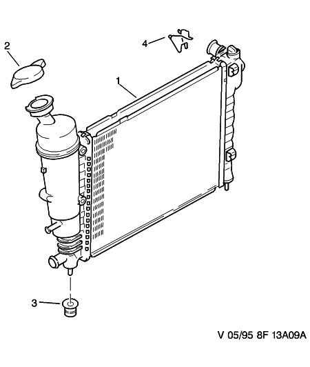 Vauxhall 1327 24 - Gas Spring, boot, cargo area www.parts5.com