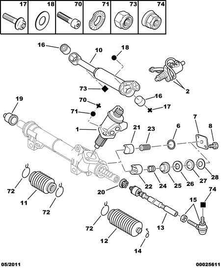 PEUGEOT 4059.06 - Pouzdro, vřeteno řízení www.parts5.com