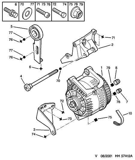 PEUGEOT 5705.E7 - Generátor www.parts5.com