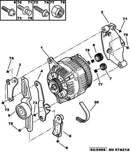 PEUGEOT 5750 XE - V-Ribbed Belt parts5.com