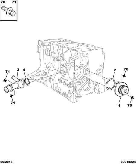 CITROËN 1201.E5 - Su pompası www.parts5.com