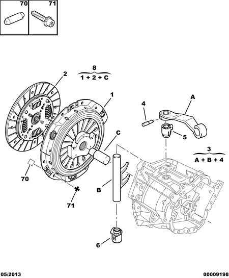 CITROËN 2050 S9 - Clutch Kit www.parts5.com