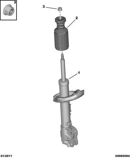 CITROËN/PEUGEOT 5054 43 - Almohadilla de tope, suspensión www.parts5.com