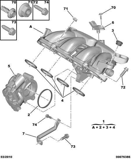 CITROËN 1636 31 - Carcasa clapeta www.parts5.com