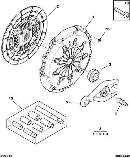 PEUGEOT 2052.N8 - Clutch Kit parts5.com