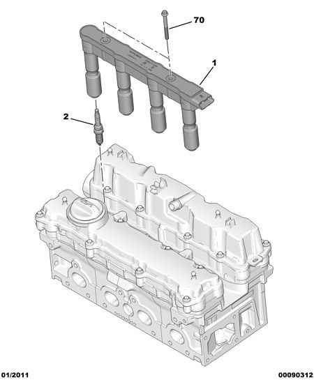 PEUGEOT (DF-PSA) 5960 83 - Свеча зажигания www.parts5.com