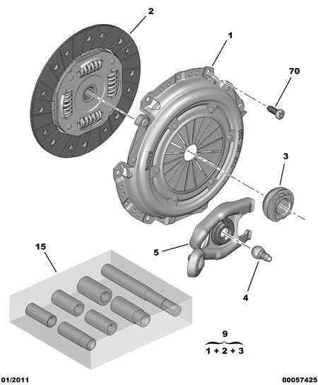 CITROËN 2004.AK - Clutch Pressure Plate www.parts5.com