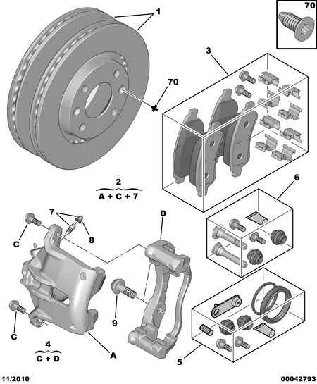 PEUGEOT 4249 15 - Brake Disc parts5.com