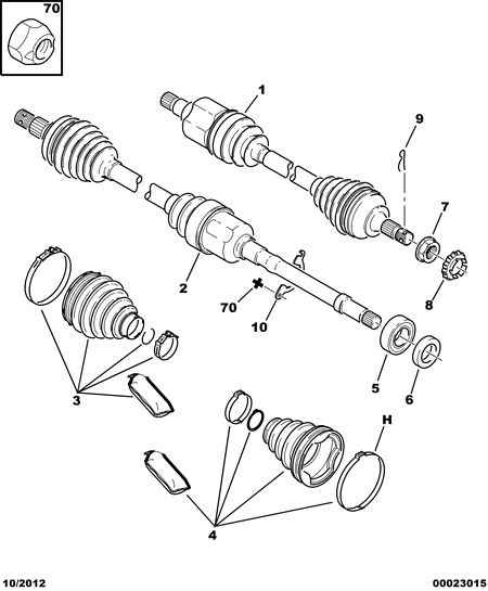 PEUGEOT 3272 LW - Drive Shaft www.parts5.com