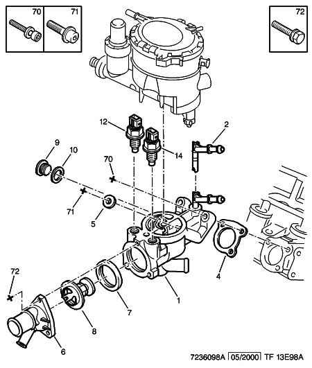 PEUGEOT 1338 86 - Tunnistin, jäähdytysnesteen lämpötila www.parts5.com