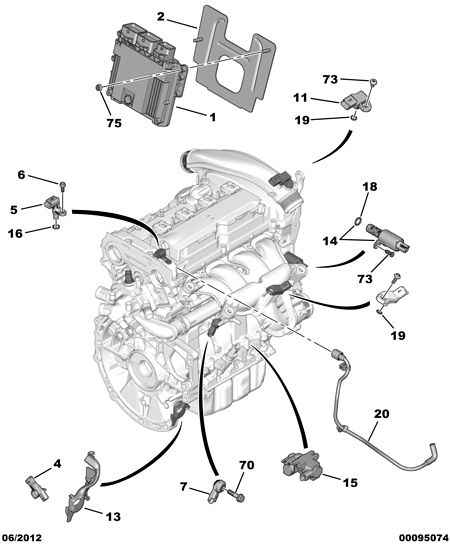 PEUGEOT 1920 LT - Knock Sensor parts5.com