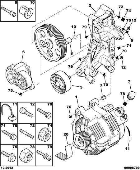 PEUGEOT 5705 AL - Alternador www.parts5.com