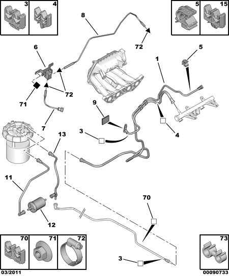 CITROËN 1567 C8 - Palivový filtr www.parts5.com