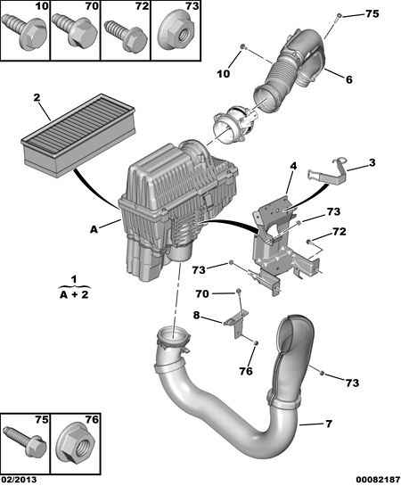 Peugeot Motorcycles 1444 QW - Filtru aer www.parts5.com