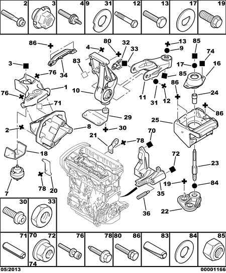 CITROËN 1807 H8 - Окачване, двигател www.parts5.com