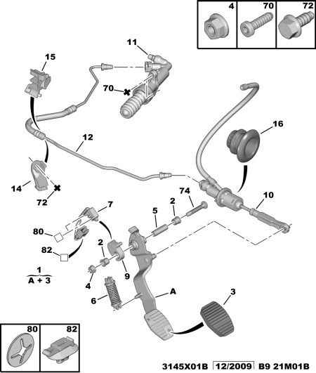 PEUGEOT 2182 99 - Cilindru receptor ambreiaj www.parts5.com