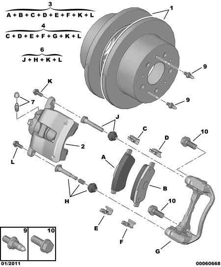 CITROËN/PEUGEOT 4249 30 - Disc frana www.parts5.com