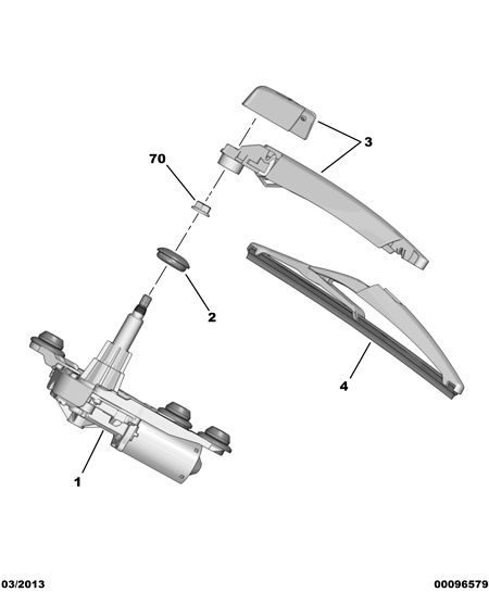 PEUGEOT 16 107 204 80 - Wiper Blade parts5.com