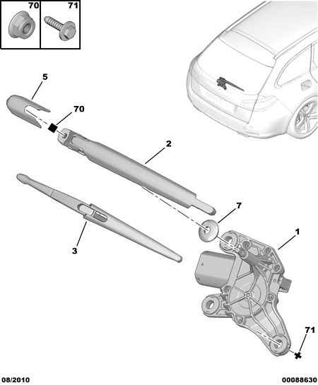 PEUGEOT (DF-PSA) 6422 37 - Wiper Blade parts5.com